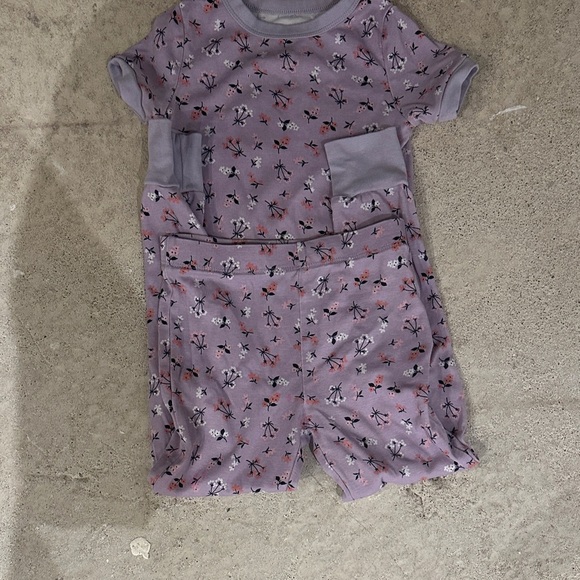 Joe Fresh Purple Kids Pajama Set with Fun Print - Picture 1 of 6